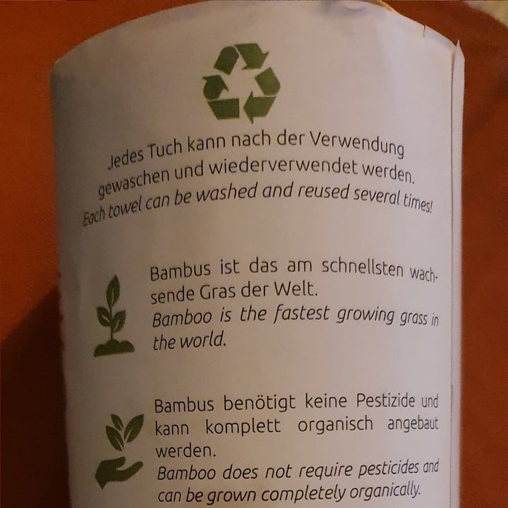 photo of Pandoo Papel De Cocina Reutilizable De Bambú shared by @silkesmooth on  09 Feb 2022 - review