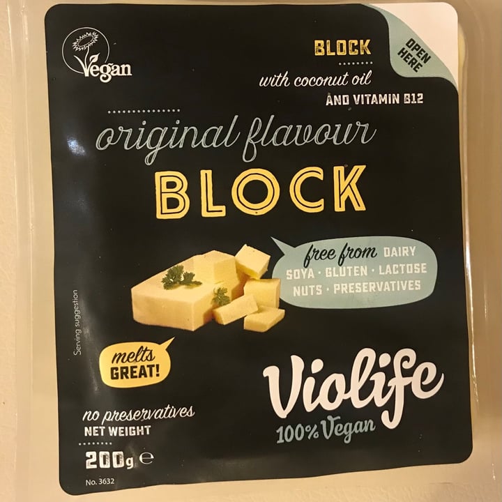photo of Violife Creamy Cheddar Flavour shared by @blaise on  02 Jan 2021 - review