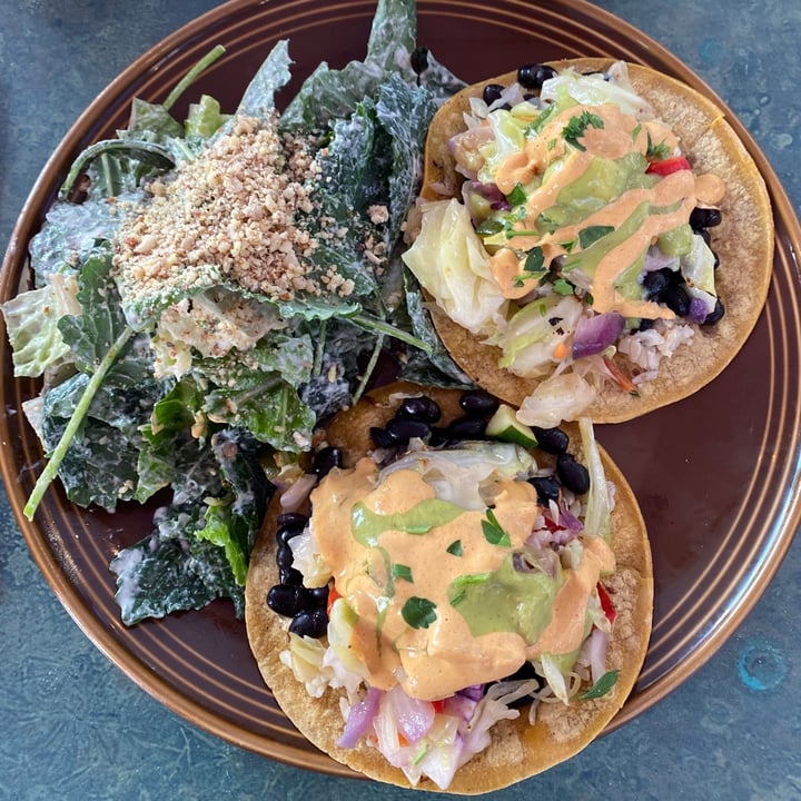 photo of Cafe Gratitude Two Corn Tacos shared by @helliedoy on  20 Feb 2021 - review