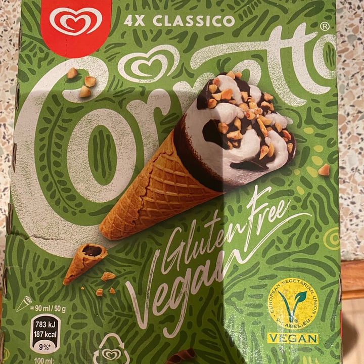 photo of Cornetto 4x Classico Cornetto (Gluten-Free, Vegan) shared by @kathbenson on  12 Aug 2021 - review