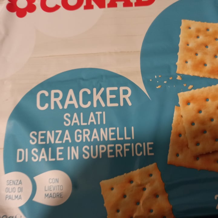 review photo of Conad Cracker salati senza granelli in superficie shared by @charred on 20 Mar 2022 - review