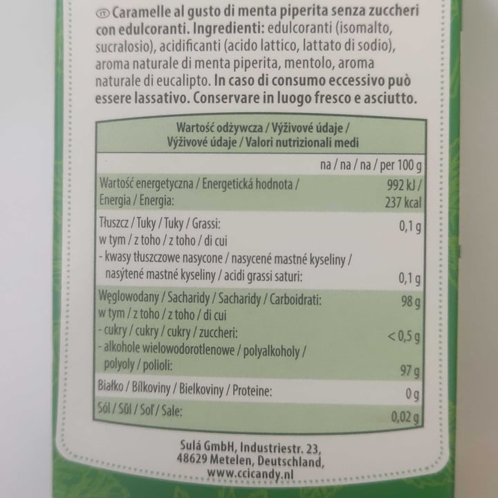 review photo of Sula' Sugarfree Sweets Clear Mint shared by @chiaraveg30 on 13 Oct 2022 - review