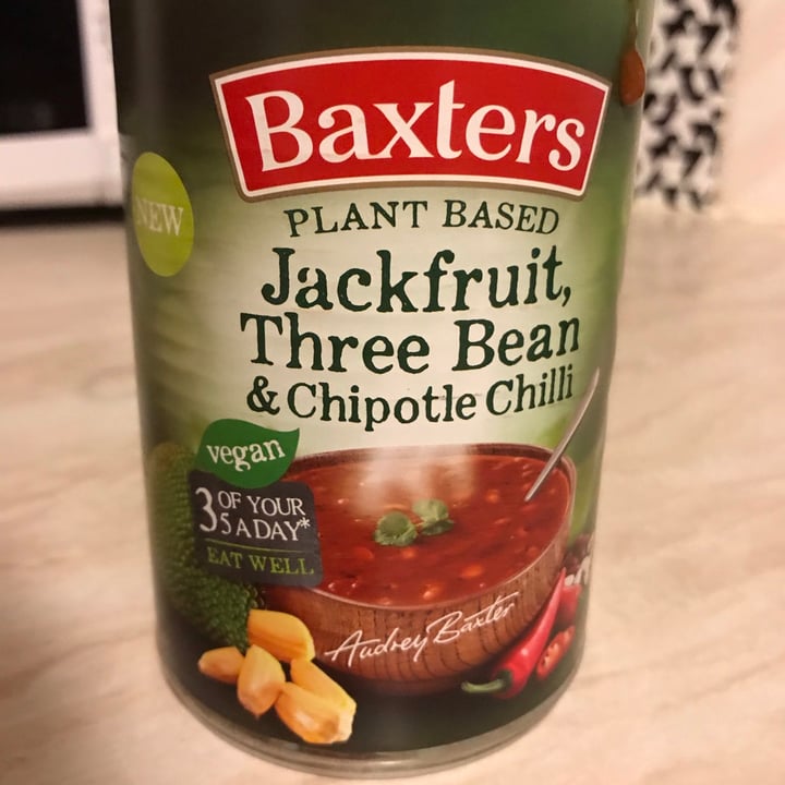 review photo of Baxters Jackfruit, Three Bean and Chipotle Chilli shared by @yourfavouriteginger on 16 Jan 2021 - review