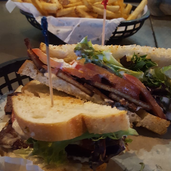 photo of The Burger Stand at College Hill Vegan BLT shared by @veg3m on  09 May 2020 - review