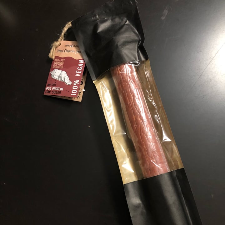 photo of Happy V Planet Vegan Hardwood Smoked Pepperoni shared by @eliemme on  14 Jun 2022 - review