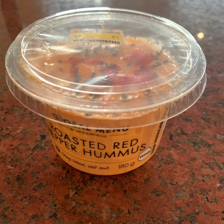 Woolworths Food Roasted red pepper hummus Review abillion