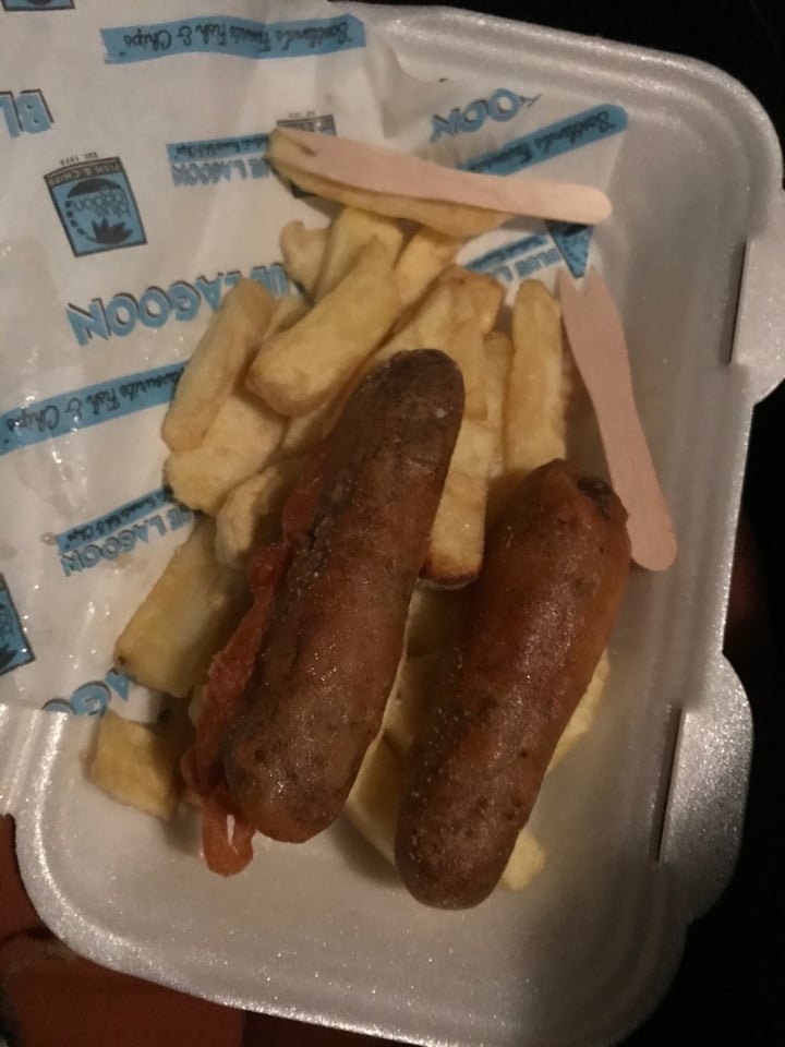 photo of Blue Lagoon Fish & Chips (Argyle Street) Vegan Sausage Supper shared by @sarachristina on  14 Jan 2020 - review