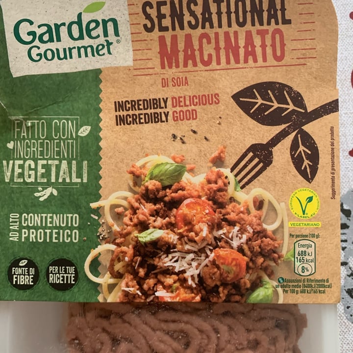 photo of Garden Gourmet Macinato vegetale shared by @cchiachi on  14 Jul 2022 - review