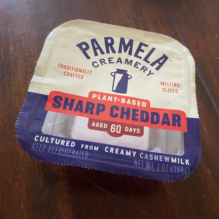 photo of Parmela Creamery Plant-Based Sharp Cheddar Shreds-Aged 60 days shared by @mayflowergirl on  12 Jul 2021 - review