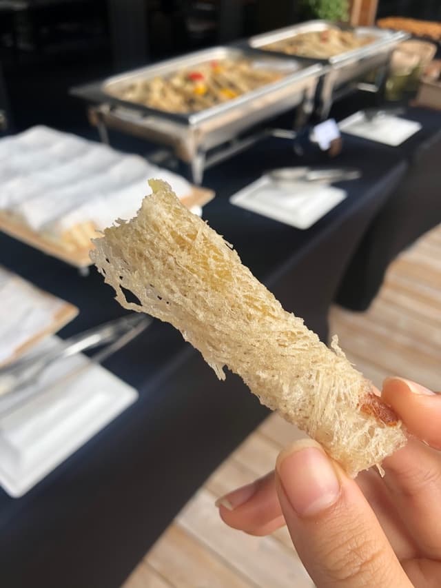Photo of the dish “Crispy Webbed Sweet Potato Rolls”