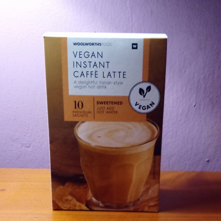 photo of Woolworths Food Vegan Instant Café Latte shared by @ronelle on  03 Jul 2021 - review