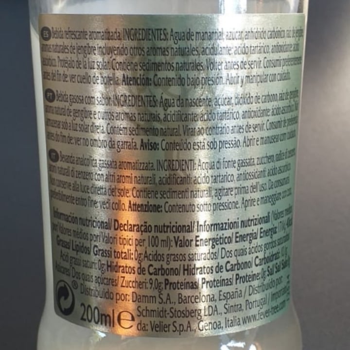 photo of Fever-Tree Ginger Beer shared by @benjidetta on  03 May 2022 - review