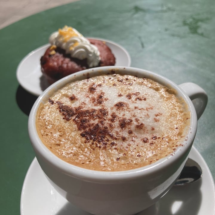 photo of The Vegan Corner Cappuccino shared by @asiayportia on  18 Apr 2022 - review