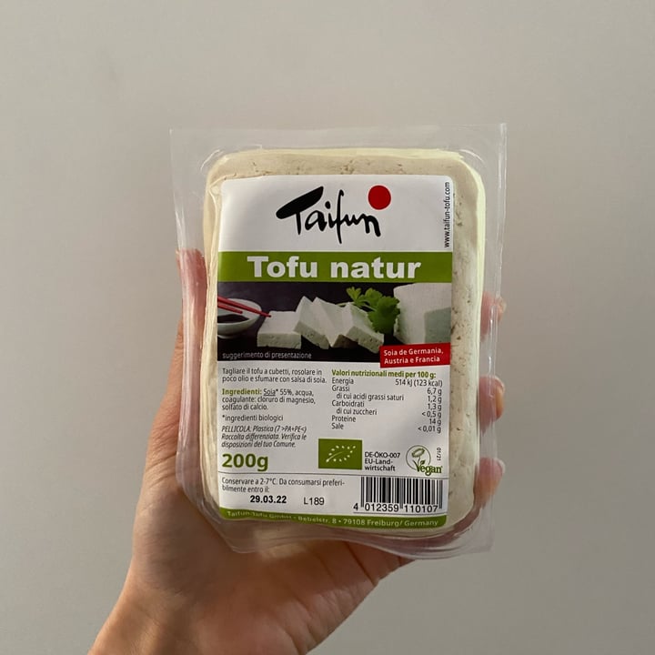 photo of Taifun Tofu natur shared by @giuliacalarota on  11 Mar 2022 - review