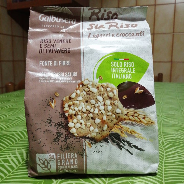 photo of Galbusera Crackers Con Riso Venere shared by @annaeccetera on  25 Apr 2021 - review