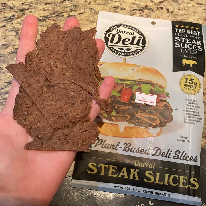 review photo of Mrs. Goldfarb’s Unreal Deli Steak slices shared by @shizomaru on 16 Aug 2022 - review