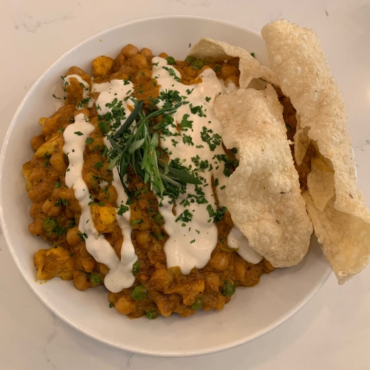 photo of Community Restaurant Chickpea Curry shared by @annacres on  06 Feb 2022 - review