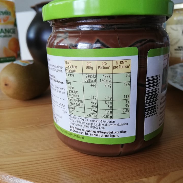 photo of Bionella Bionella Chocolate Spread Nuss-Nougat-Creme shared by @lieselotte on  17 Jul 2022 - review