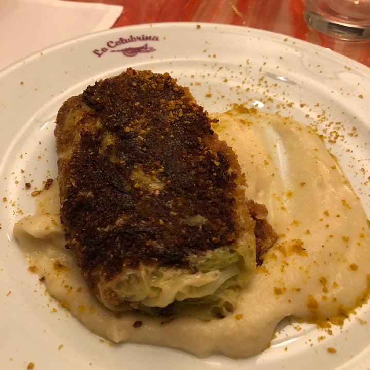 photo of La Colubrina Involtino di verza con tofu e verdure aromatizzate shared by @liucrifu on  24 Apr 2022 - review