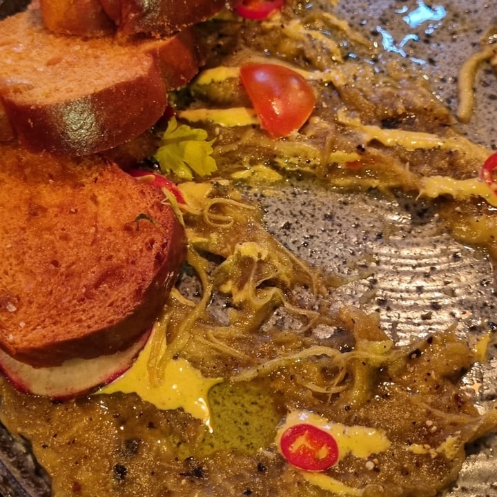 review photo of Alpaca vegan bar Eggplant Carpaccio shared by @mgutmann on 26 Apr 2022 - review