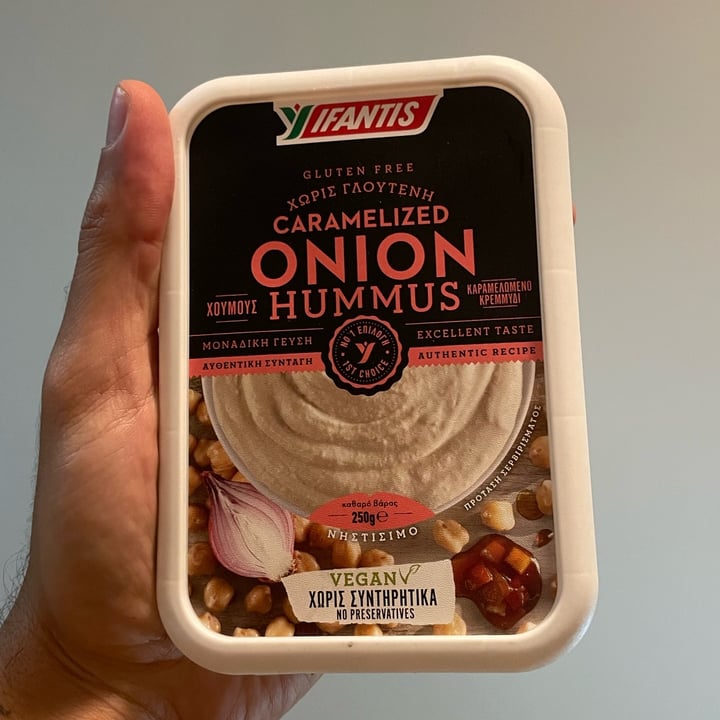 photo of Ifantis Carmelized Onion Hummus shared by @upmyeco on  10 Apr 2022 - review