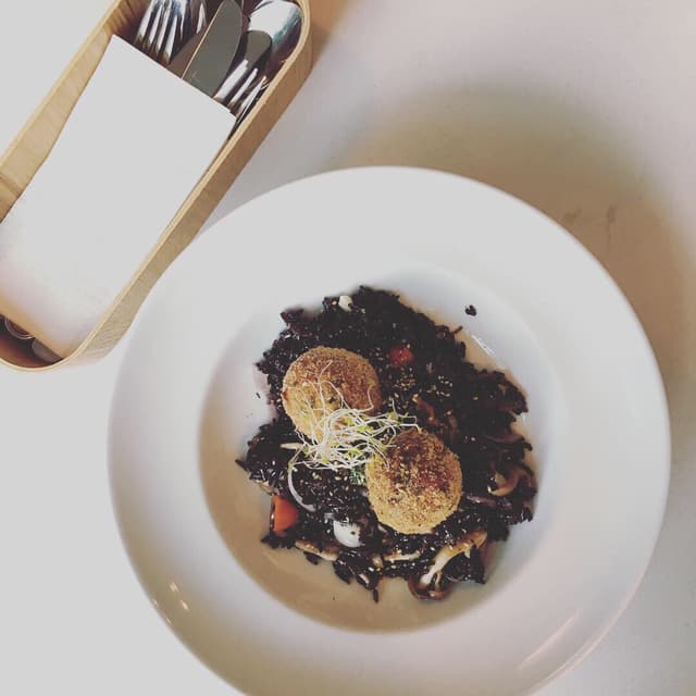 Photo of the dish “Mixed Mushroom Garlic Tossed Rice”
