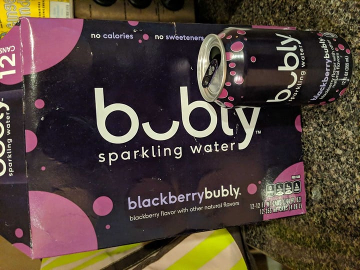 review photo of Bubly Bubly Blackberry shared by @adultcrash13 on 07 Apr 2020 - review