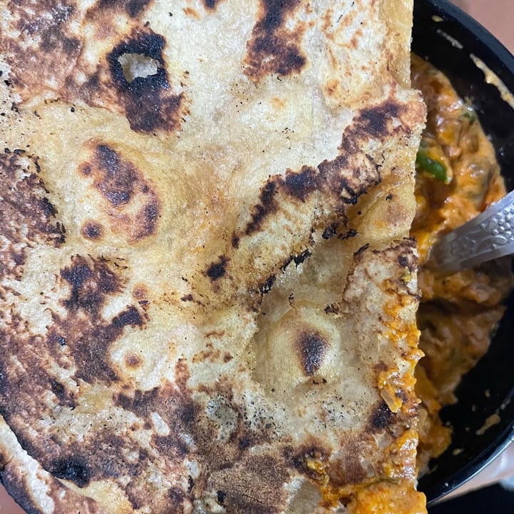 photo of Kaarobaar - The मॉडर्न-Desi Bistro Mushroom masala with tandoori roti shared by @saketanand716vegan on  27 Sep 2021 - review