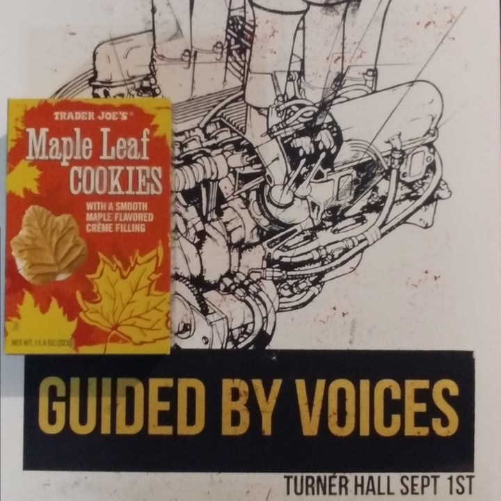 photo of Trader Joe's Maple leaf cookies shared by @acastillon on  18 Nov 2022 - review