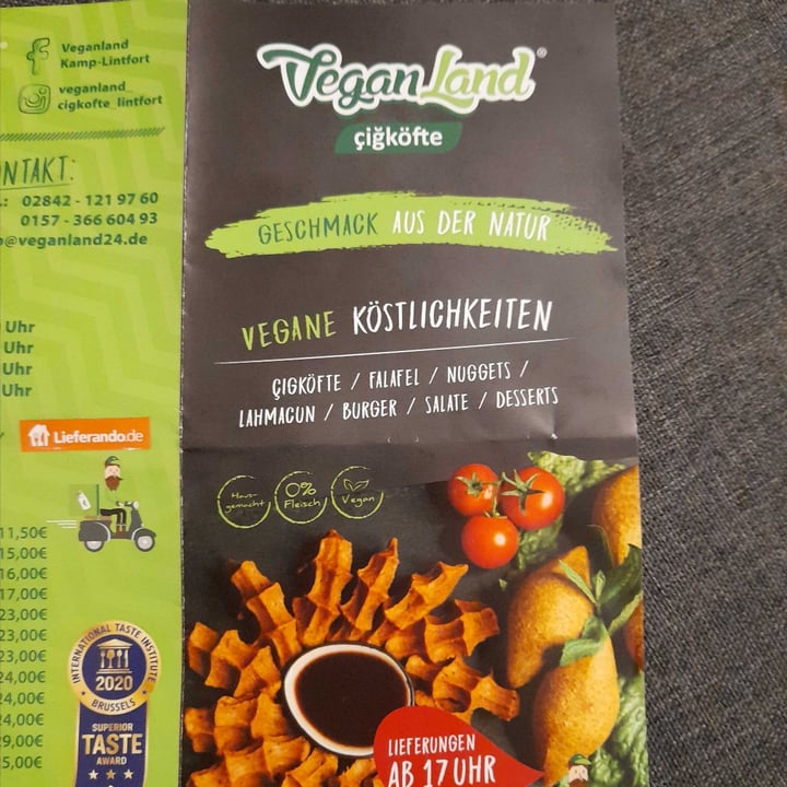 photo of Veganland Cigköfte Cigköfte wrap shared by @open-up on  28 Oct 2022 - review