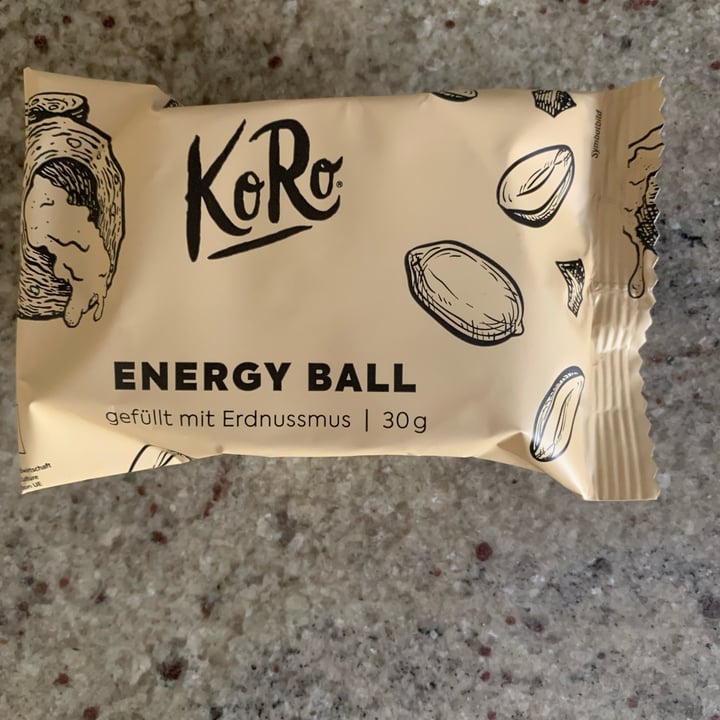 review photo of Koro Bio energy ball Salted Peanut shared by @luciacarrara on 21 Jun 2022 - review