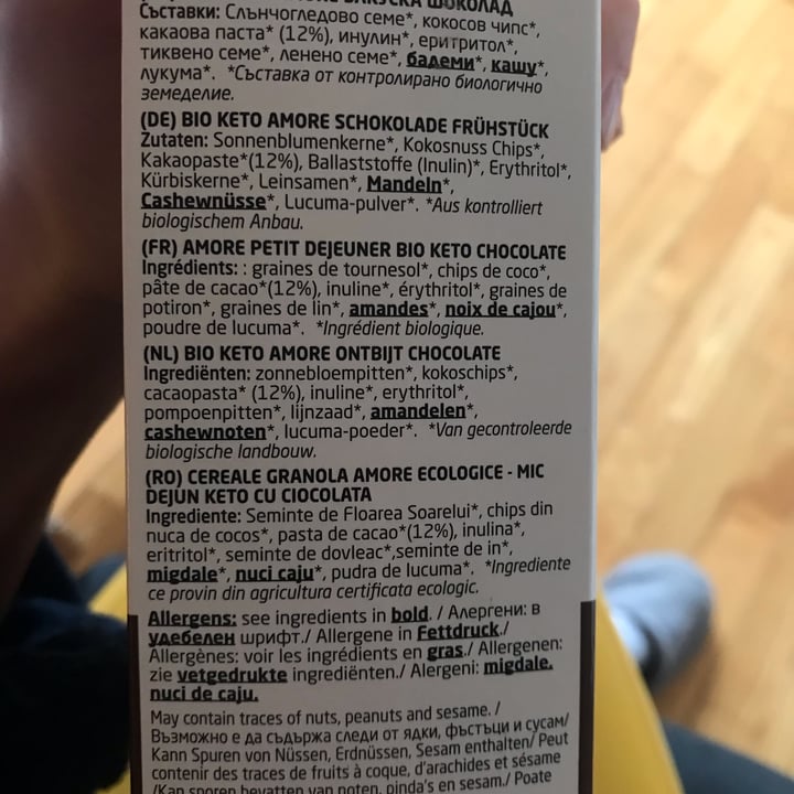 review photo of Amore bio style Amore Chocolate Breakfast shared by @kristinaignatova on 19 Nov 2021 - review