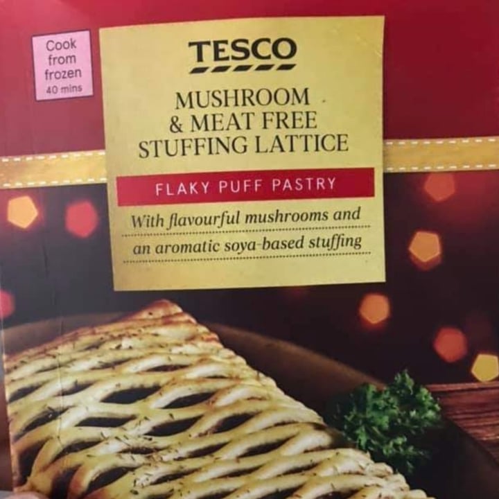 photo of Tesco Mushroom and Meat-Free Stuffing Lattice shared by @megan12345 on  29 Apr 2020 - review