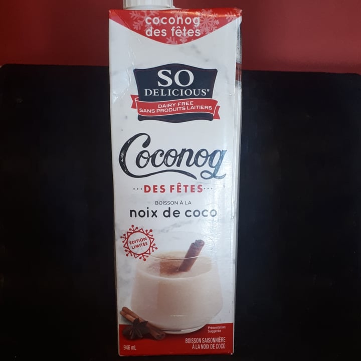 photo of So Delicious Dairy Free Holiday Nog Coconutmilk shared by @cookie2556 on  22 Jan 2022 - review