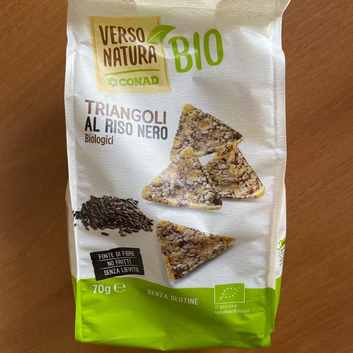 photo of Verso Natura Conad Veg Triangoli al riso nero shared by @faaa on  29 Jun 2022 - review