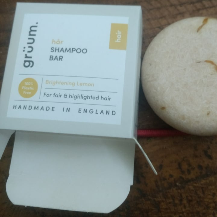 photo of Grüum Gruum Brightening Shampoo bar wth Almond and Lemon shared by @don1mclean on  09 Sep 2022 - review
