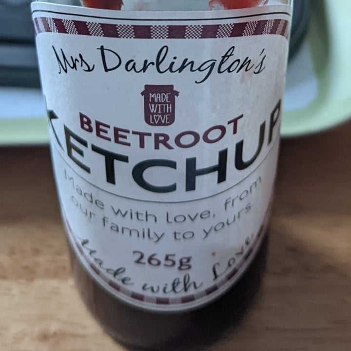 photo of Mrs Darlington's Beetroot Ketchup shared by @vegvan on  27 Jan 2022 - review