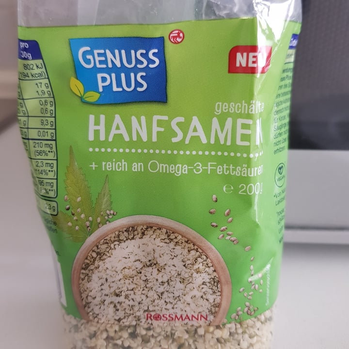 photo of Genuss Plus Hanfsamen shared by @vegalexandra on  23 Oct 2022 - review