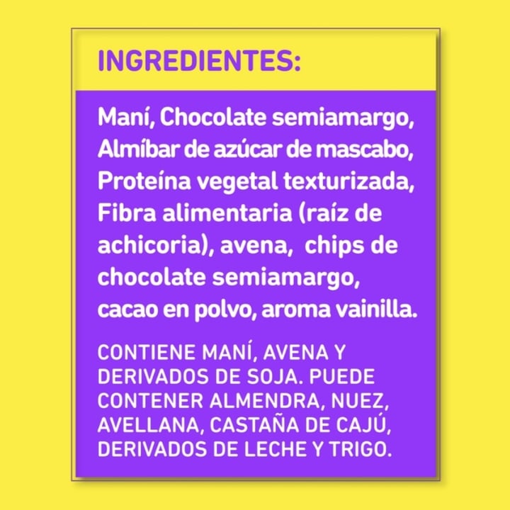 photo of Integra Barra De Cereal Con Mani Y Chocolate shared by @sofbntz on  14 Nov 2022 - review
