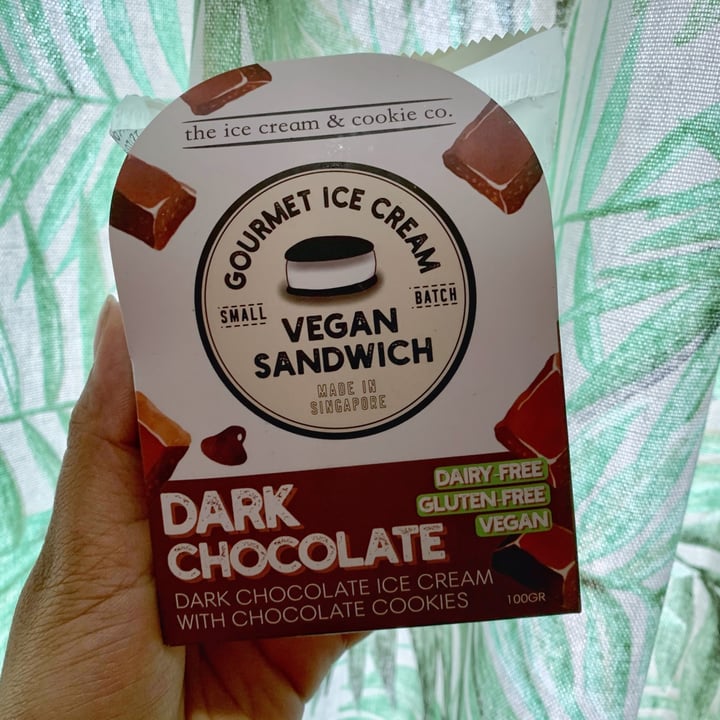 review photo of The Ice Cream & Cookie Co Vegan Dark Chocolate Ice Cream Sandwich shared by @jashment on 26 Nov 2020 - review