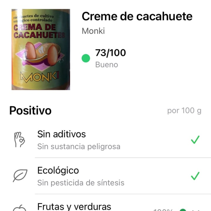 review photo of Monki Crema de Cacahuete shared by @training-ground on 29 Sep 2022 - review