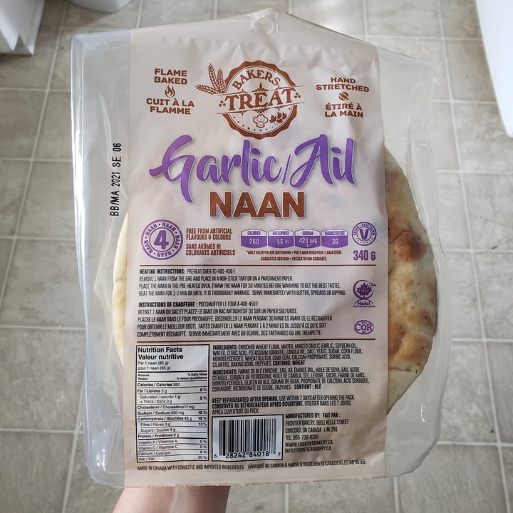 review photo of Bakers treat Gqrlic Naan shared by @mandylee on 30 Jun 2021 - review
