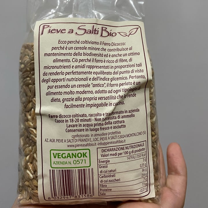 review photo of Fattoria Pieve a Salti Farro perlato dicocco shared by @msom on 04 Dec 2021 - review