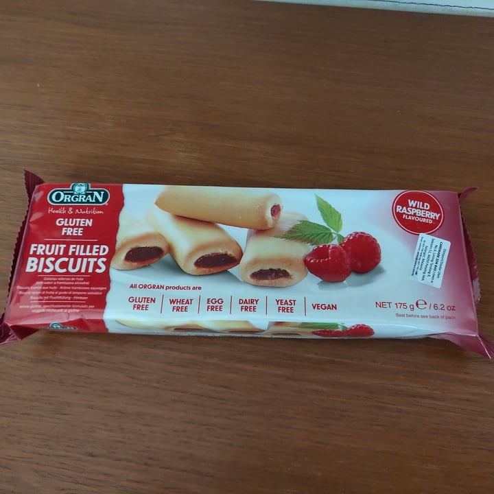 photo of Orgran Fruit-filled Biscuits, Wild Raspberry Flavoured shared by @stevenneoh on  19 Aug 2020 - review