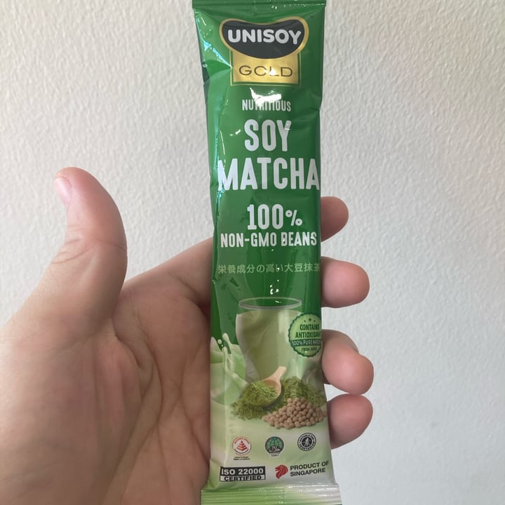 photo of Unisoy UNISOY GOLD Nutritious Soy Matcha shared by @fulfilling on  31 Mar 2022 - review