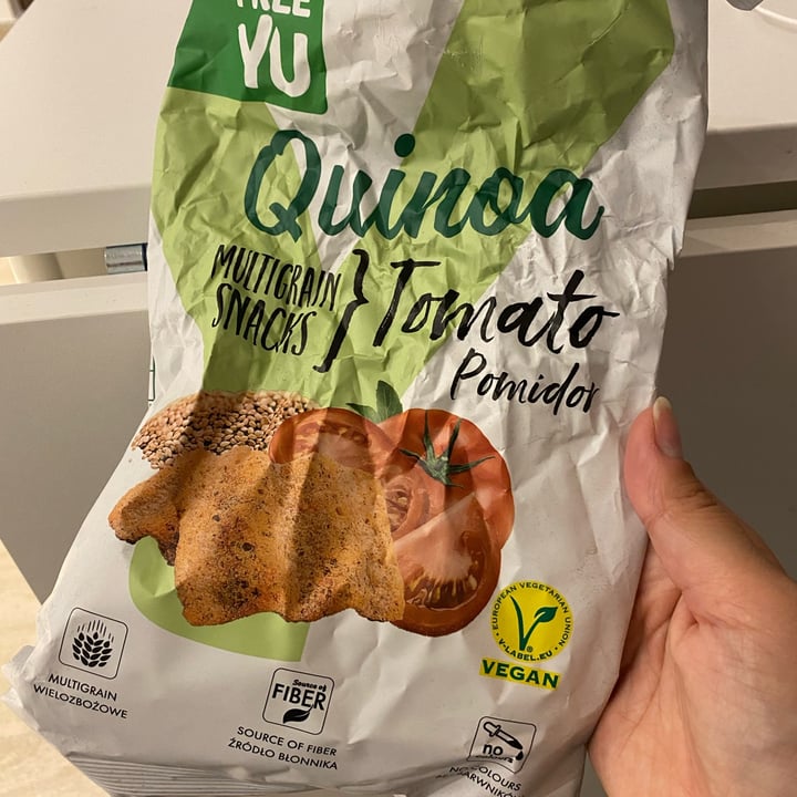 photo of Freeyu Tomato Quinoa Snack shared by @danielallocco on  13 Oct 2022 - review