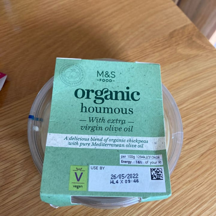 review photo of Marks & Spencer Food (M&S) Organic Houmous shared by @newforest on 21 May 2022 - review