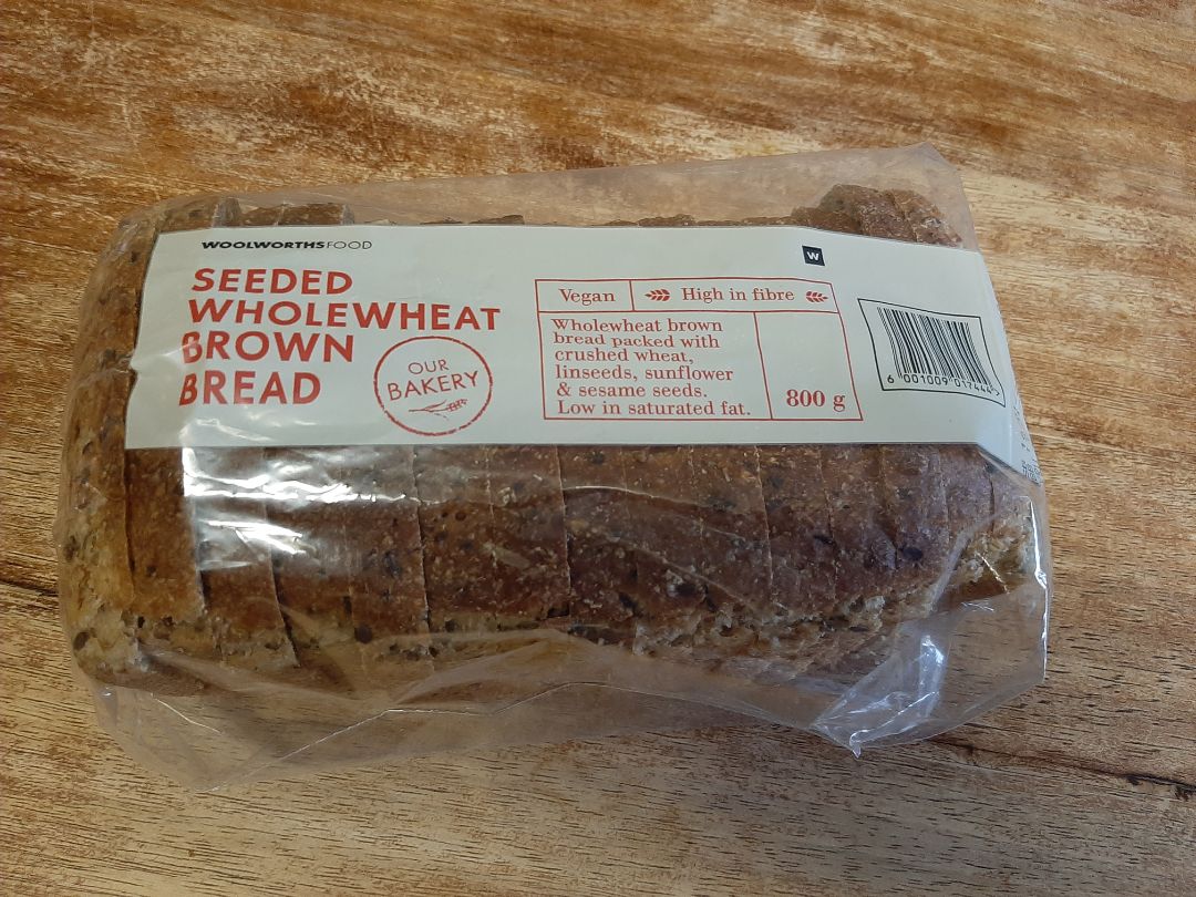 Dumpy Bread Seeded wholewheat brown bread from Woolworths (Australia) - Vegan ...