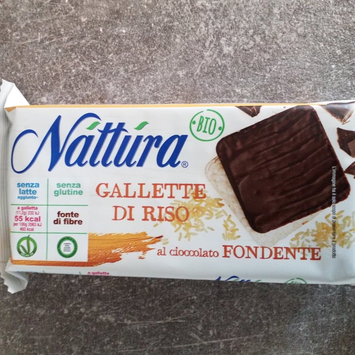 photo of Nattura Gallette Di Riso Al Cioccolato Fondente shared by @chiara95 on  17 Jul 2021 - review