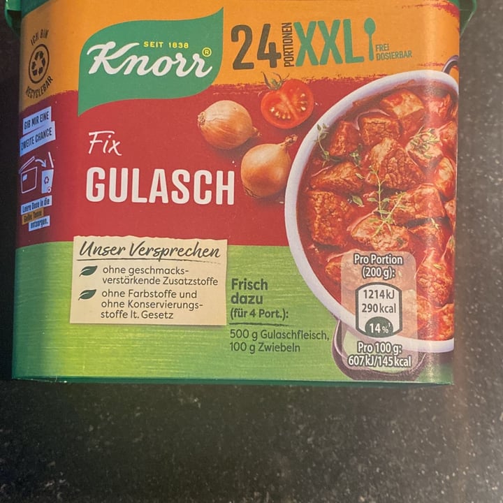 review photo of Knorr Fix Gulasch shared by @marghetita on 08 Apr 2022 - review